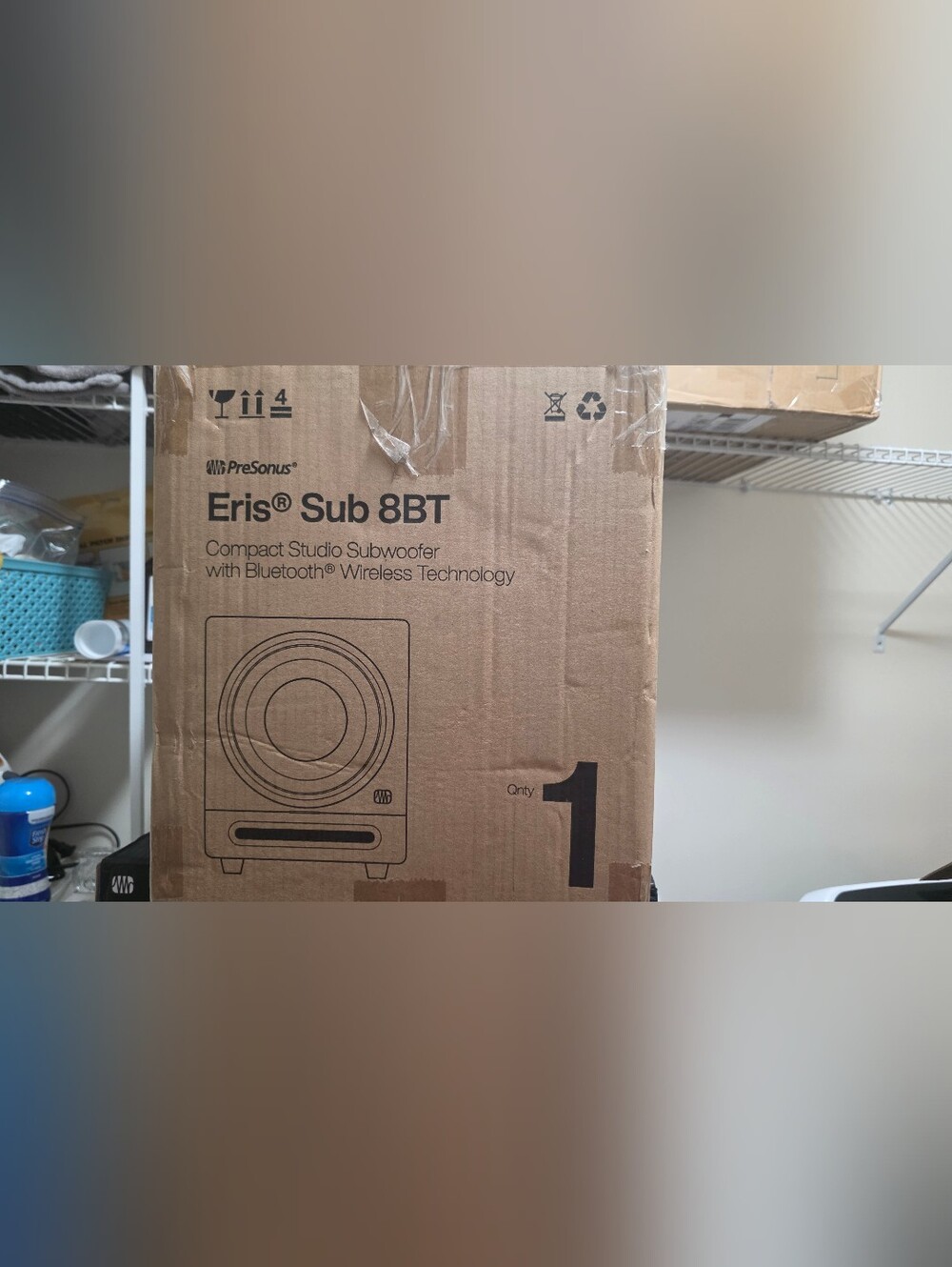 PreSonus Eris Sub 8BT Compact Studio Subwoofer - Brown
